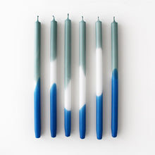 Afbeelding in Gallery-weergave laden, Mo Man Tai | Kaars Dip Dye blauw/groen