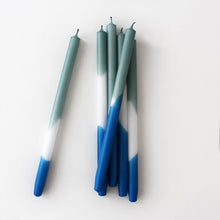 Afbeelding in Gallery-weergave laden, Mo Man Tai | Kaars Dip Dye blauw/groen