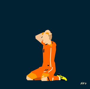 Piro | Arjen Robben De Teen van Casillas 60x60 dibond