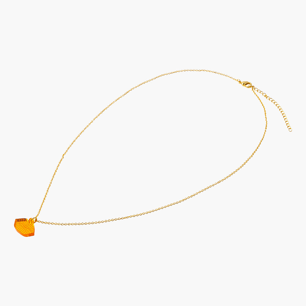 Rijkje Jewelry | Ketting Kiss Me mini in oranje