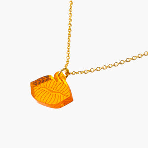 Rijkje Jewelry | Ketting Kiss Me mini in oranje