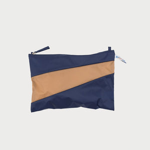 Susan Bijl | The New Pouch Large Navy & Camel