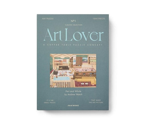 Printworks Art Lover Book Puzzle - Part and Whole - 1000 pieces