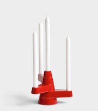 Afbeelding in Gallery-weergave laden, &amp;K | Candle holder Brute rood
