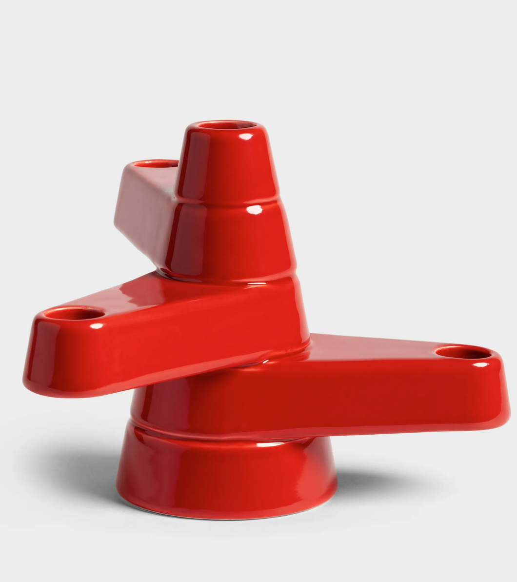 &K | Candle holder Brute rood
