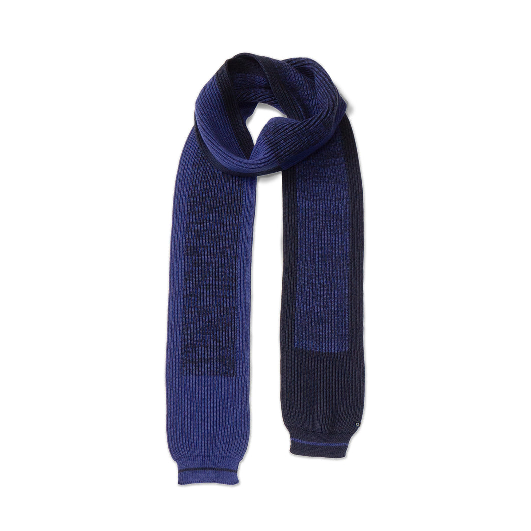 orange or red | Two tone scarf small Blue