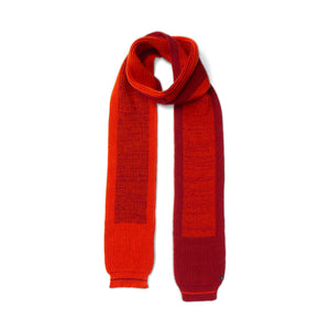 orange or red | Two tone scarf small Red