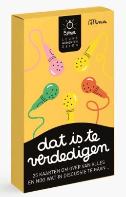 Minus Editions | Dat is te verdedigen (5 min spel)